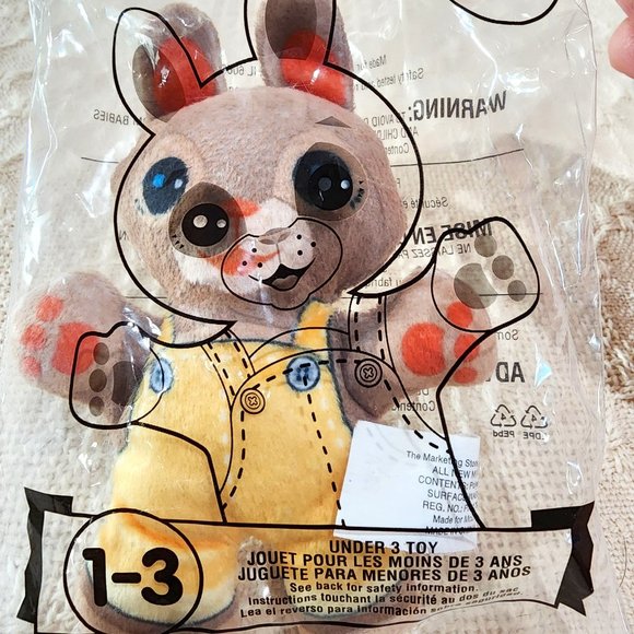McDonalds 2020 Happy Meal Toy: Bear Plush for Children 1-3 years - NEW - Picture 1 of 3